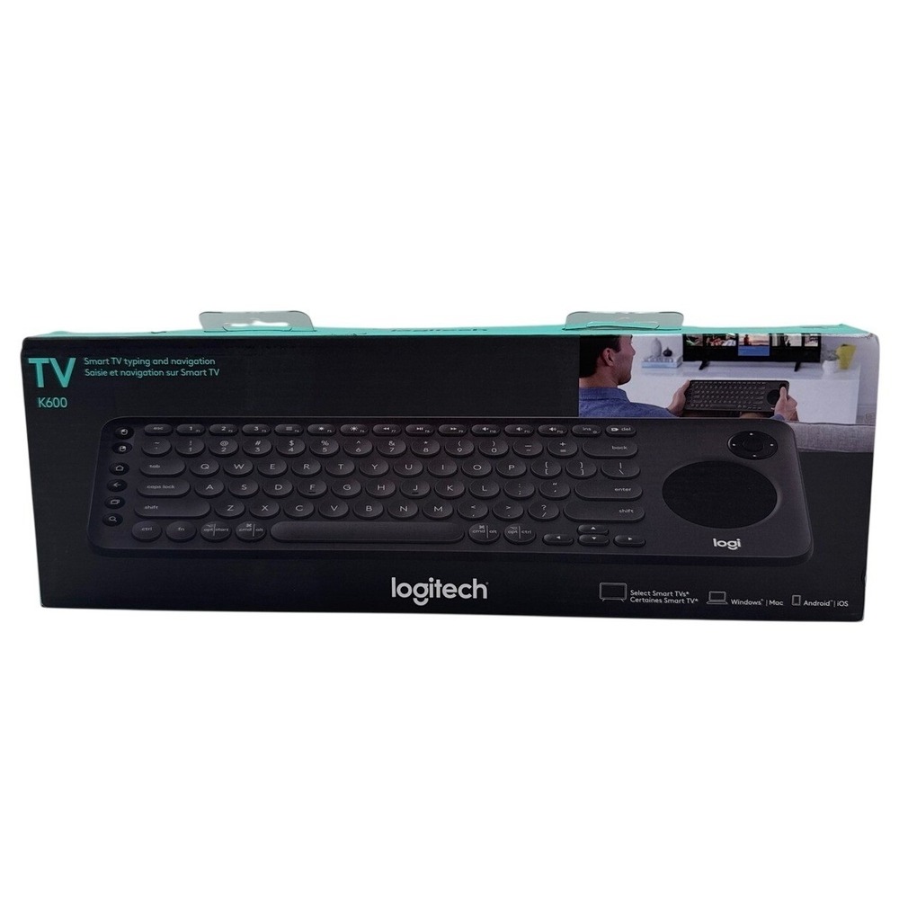 Logitech K600 TV Wireless Keyboard with Touchpad and D-Pad for Smart TV PC  NEW